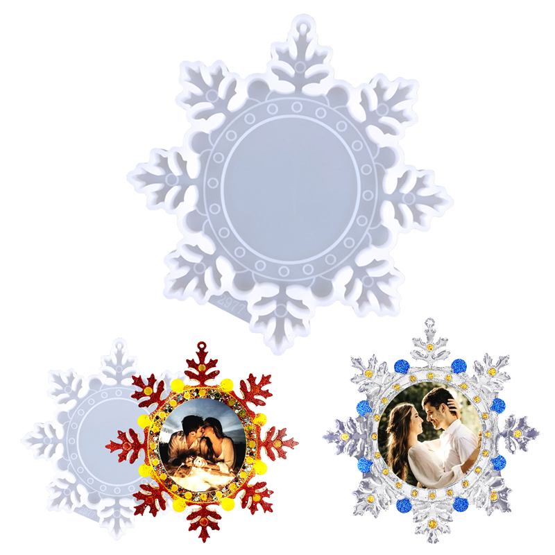 Resin Art Jewellery - Marco de fotos de Navidad, resina