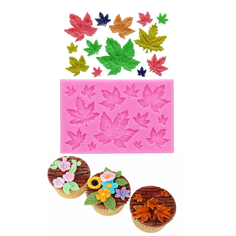 Resin Art Mould - Gj-61 DIY hoja de arce molde