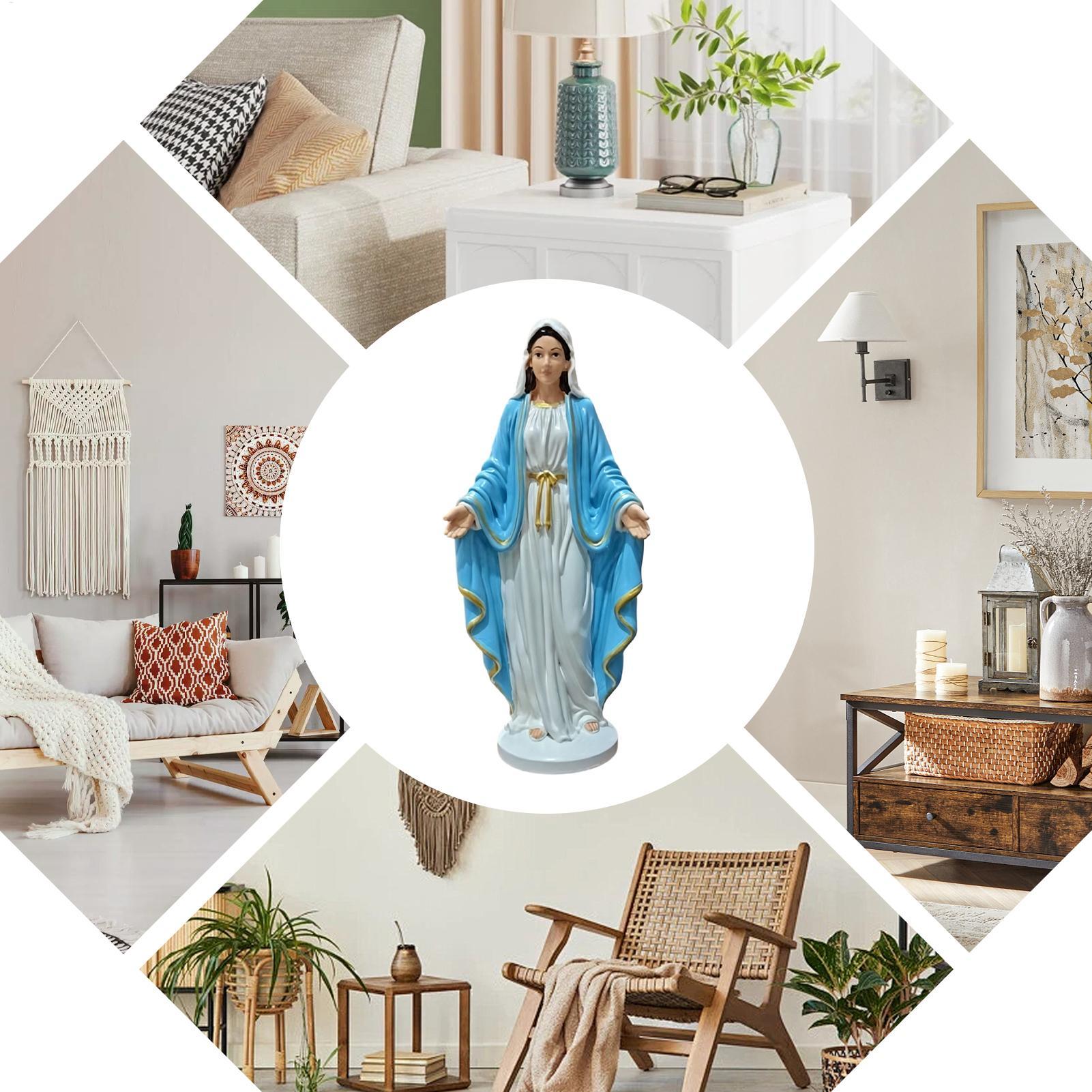 Resin Art Mary - Figura de la Virgen María para