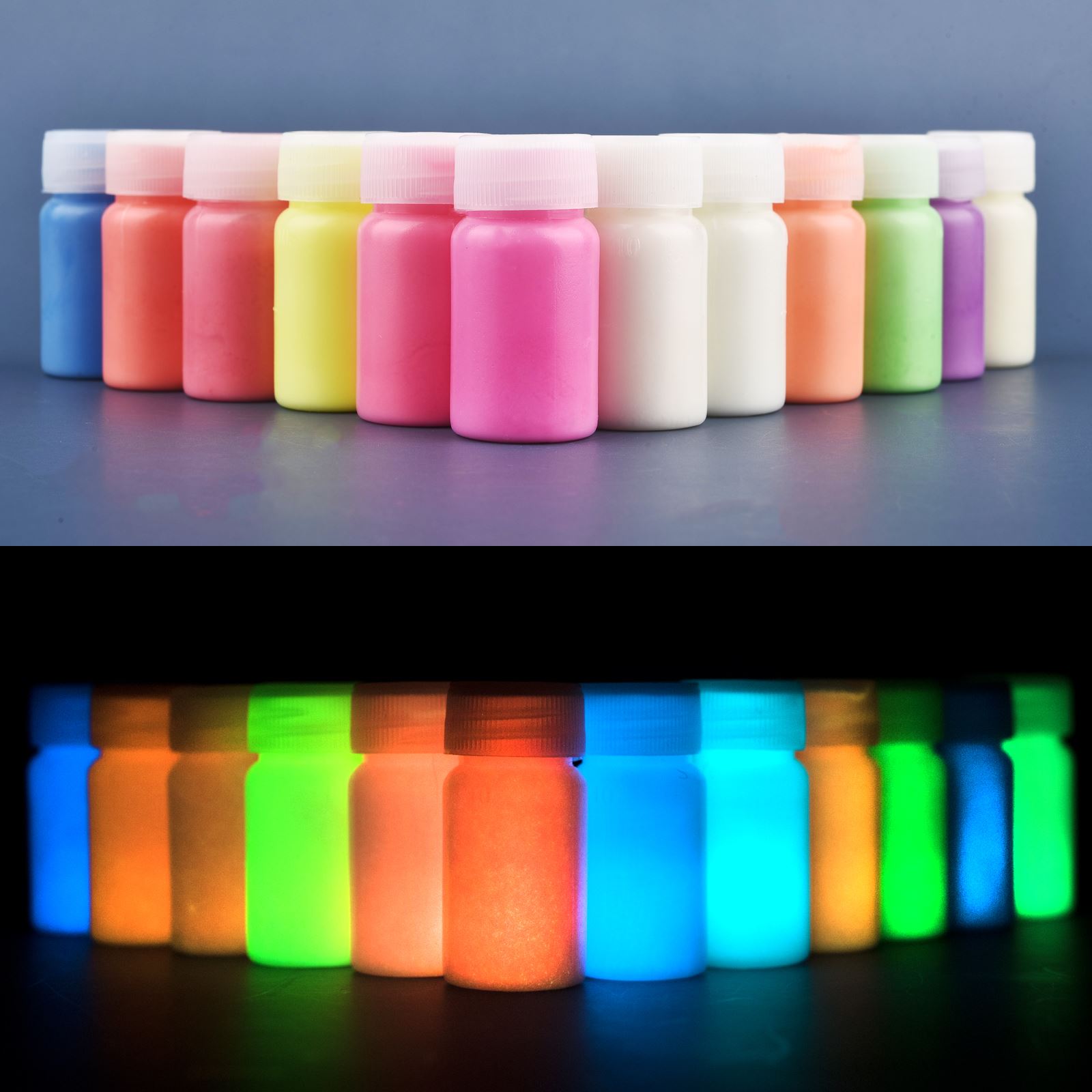 Resin Art Light - Polvo de purpurina luminosa, pigmento de