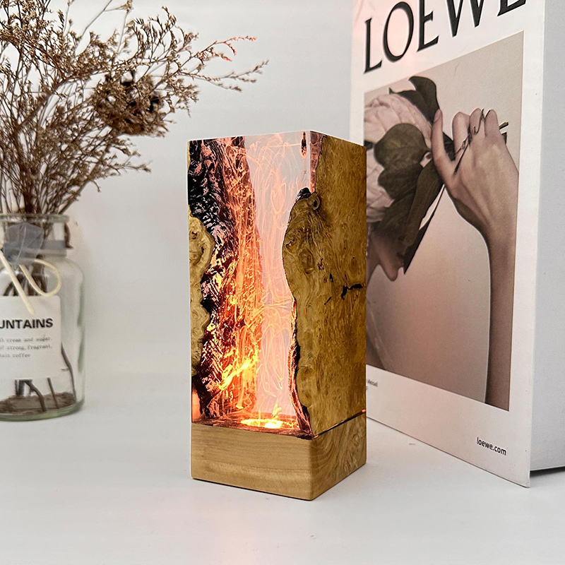 Resin Art Light - Lámpara de Resina con Tema de