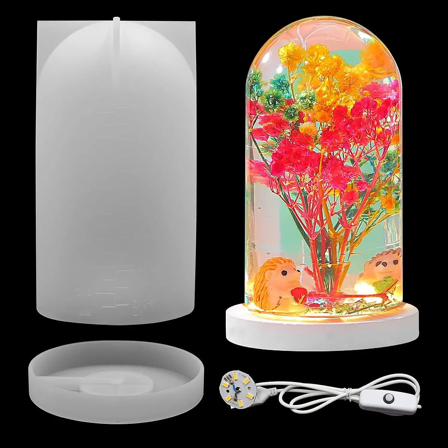 Resin Art Light - Molde de resina Epoxy de cristal