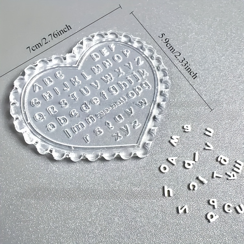 Resin Art Templates Free - 1 molde de letras para decoración