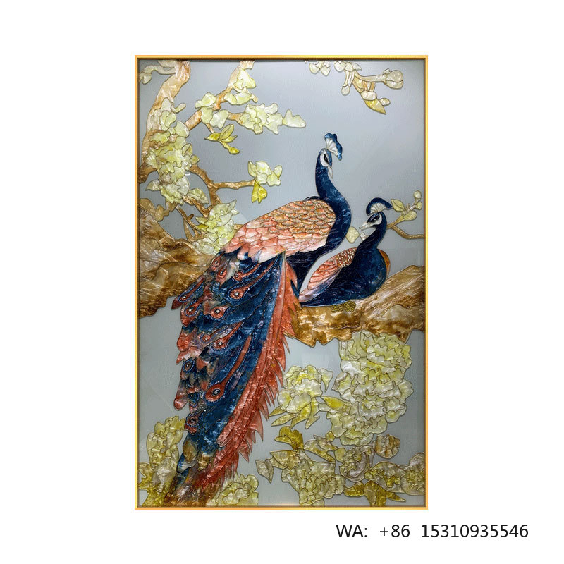 Background Resin Art - Mural de Arte Moderno de Metal