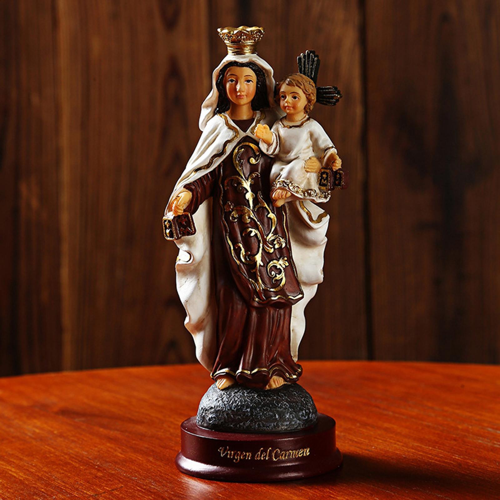 Resin Art Mary - Figura Religiosa de Resina, Estatua y