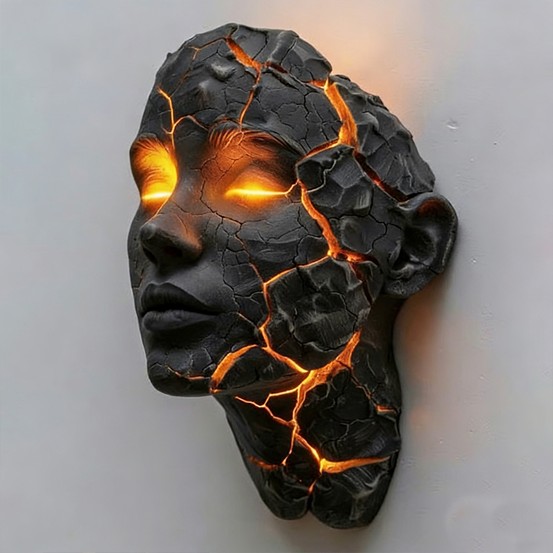 Resin Art Light - Lámpara de Pared de Resina con