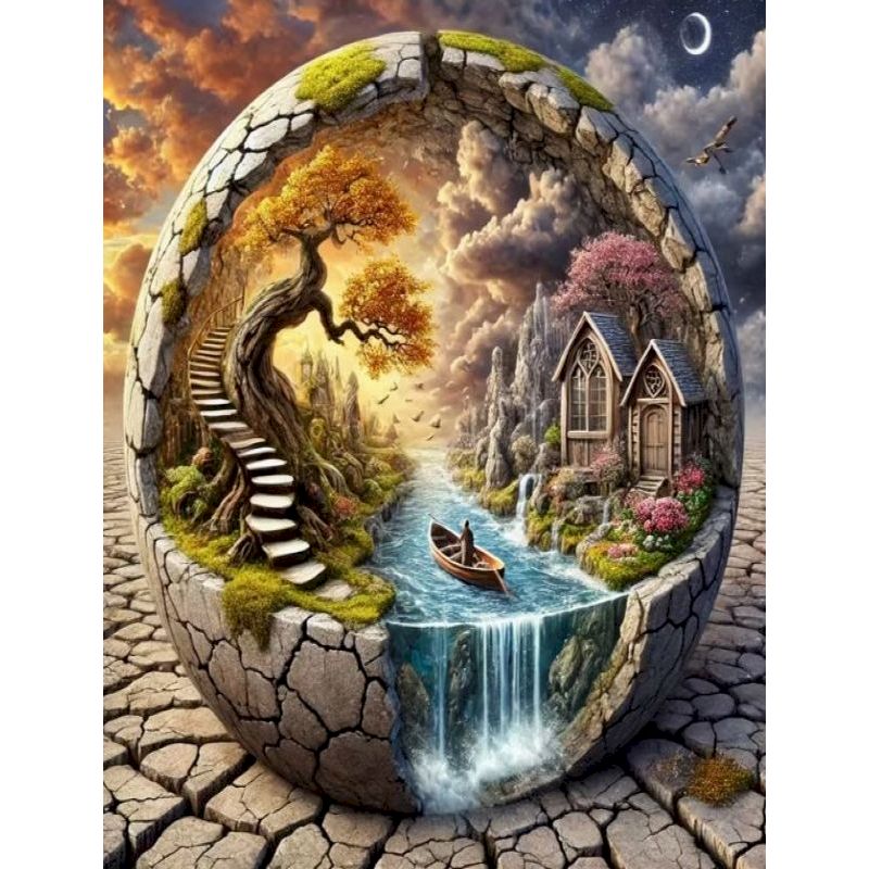 Resin Art Ideas - Kits de pintura de diamantes 5D