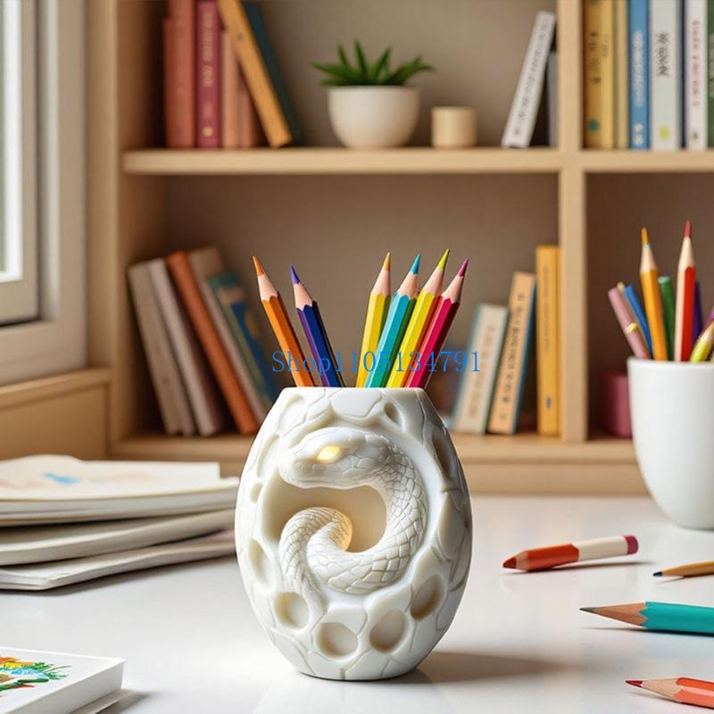 Resin Art Ideas - 98km Creativo Diseño Serpiente Molde Macetero
