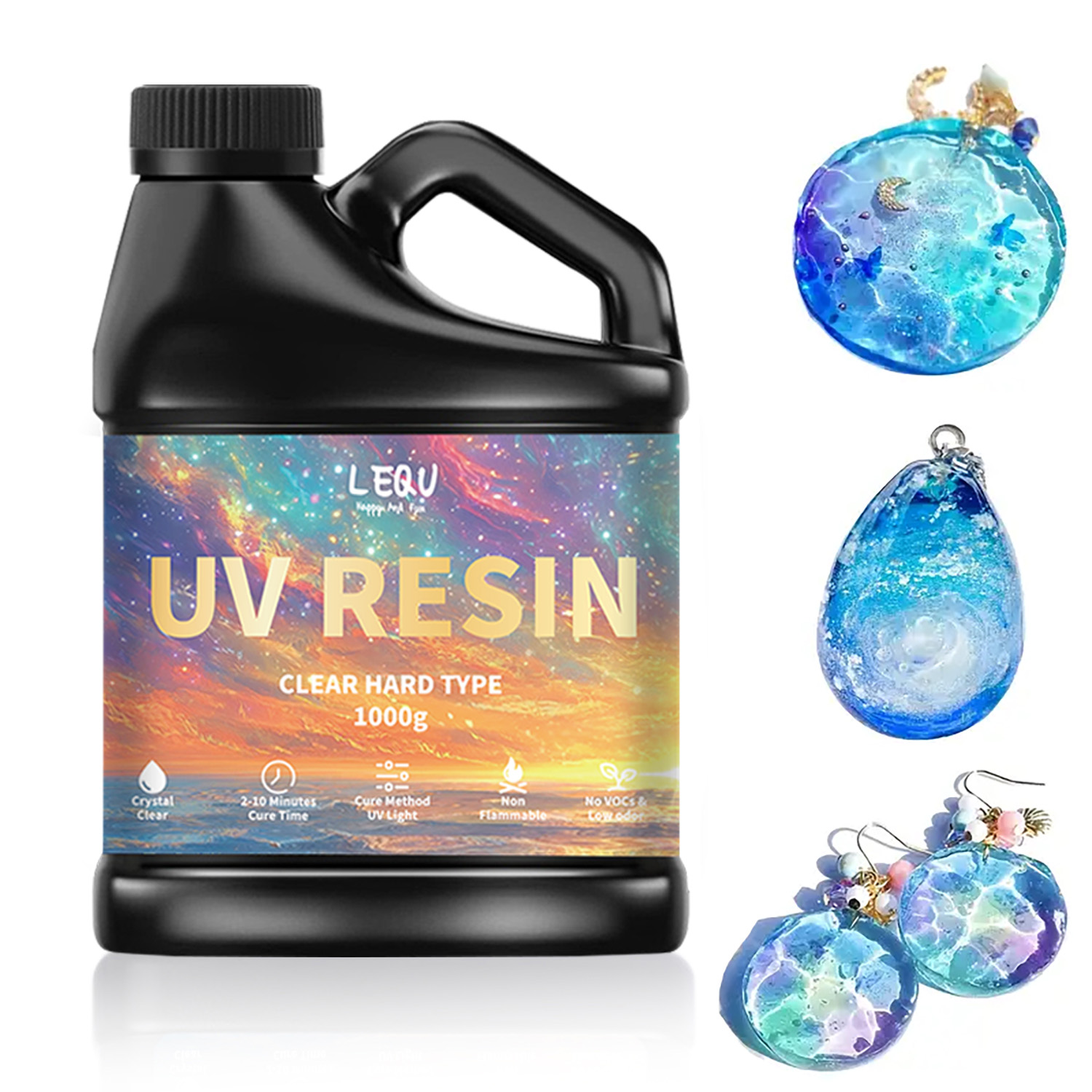 Resin Art Jewellery - Pegamento de resina epoxi UV, adhesivo