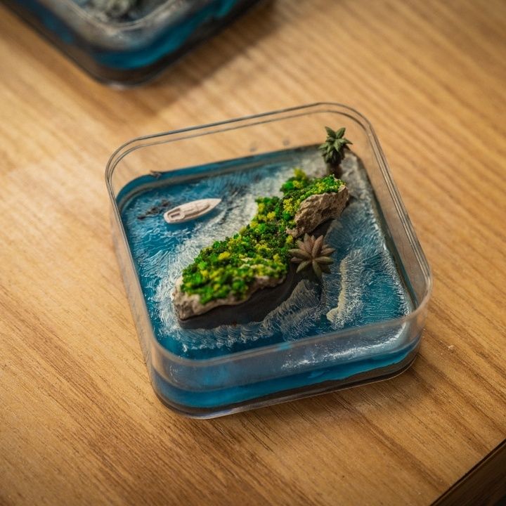 Microisla de las Islas Faroe h - Resin Art Ideas reseña y precio