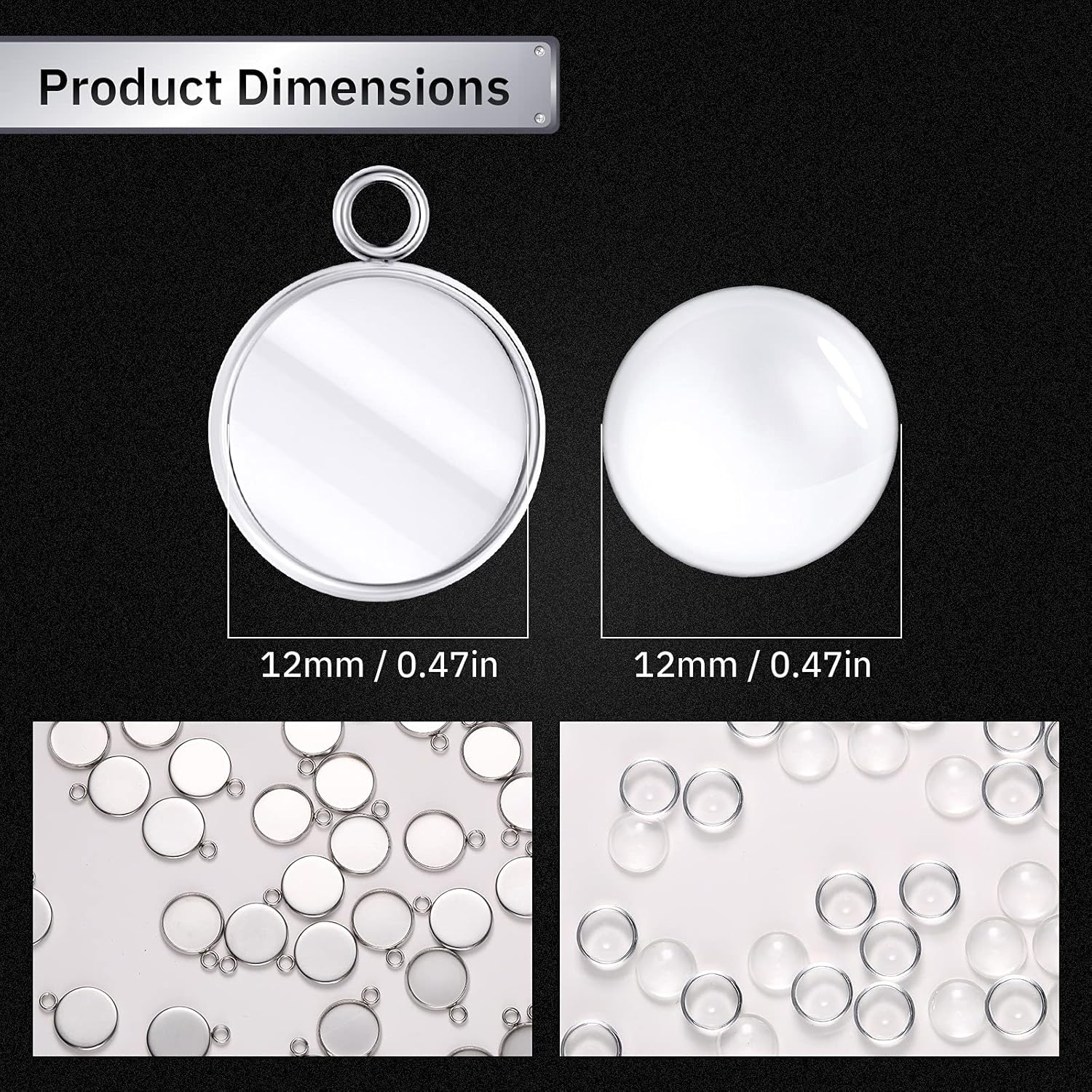 20 piezas de bandejas colgante - Bezels Pendant Resin reseña y precio