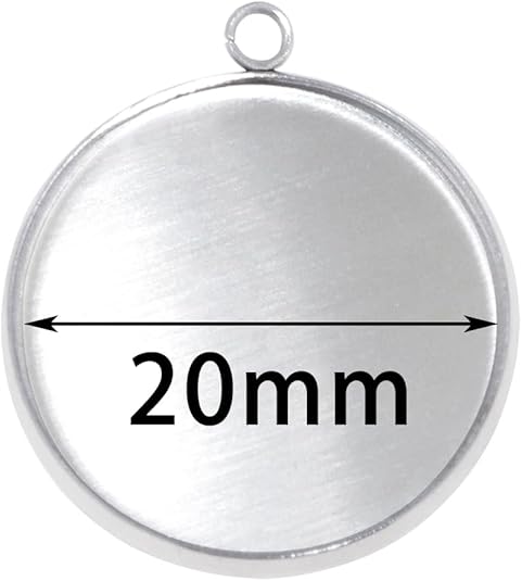 20 piezas de bandejas colgante - Bezels Pendant Resin reseña y precio