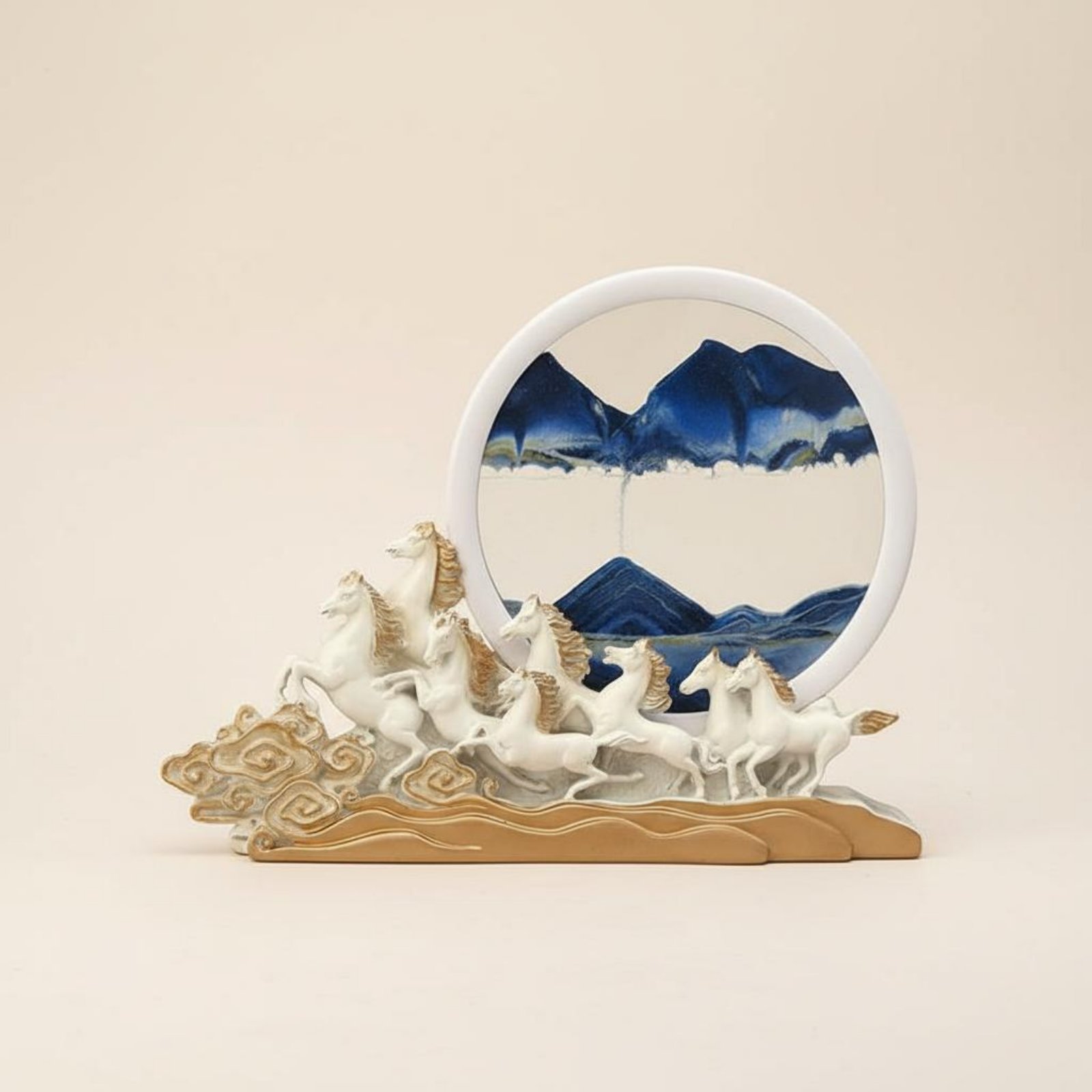 Escultura de Caballo Galopante - Resin Art Design Ideas reseña y precio