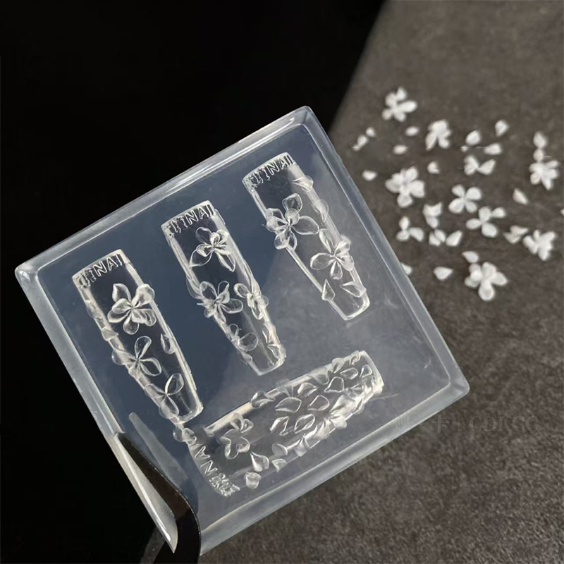 Molde de Uñas 3D con Flores, H - Resin Art Templates Free reseña y precio