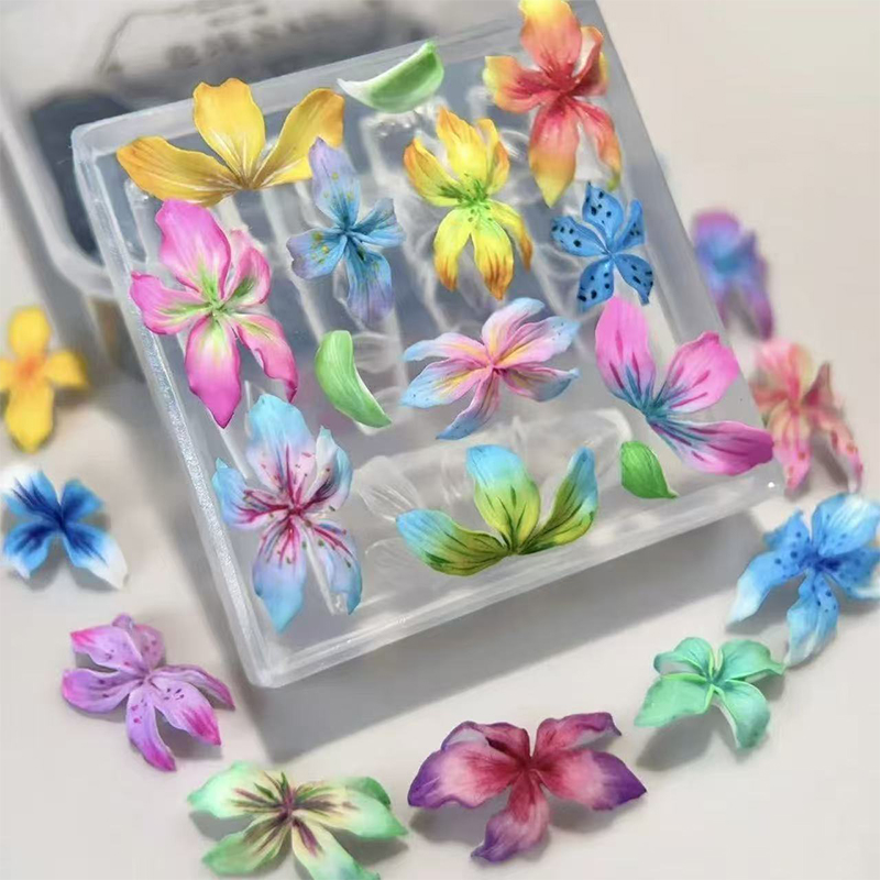 Molde de Uñas 3D con Flores, H - Resin Art Templates Free reseña y precio