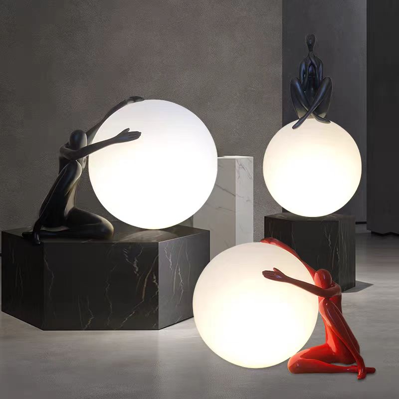 Lámpara de pie de arte nórdico - Resin Art In Floor reseña y precio