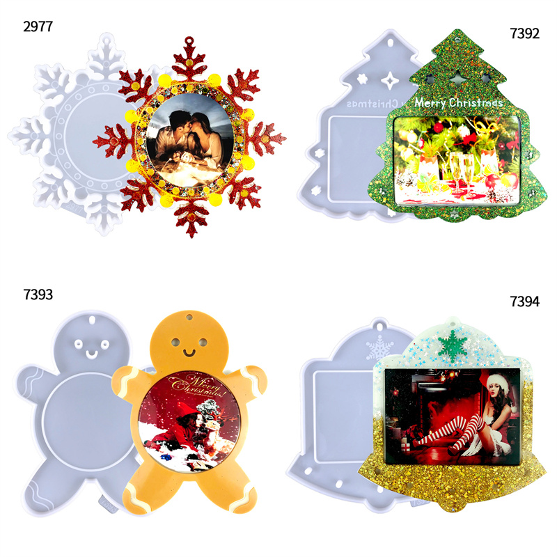 Marco de fotos de Navidad, res - Resin Art Jewellery reseña y precio
