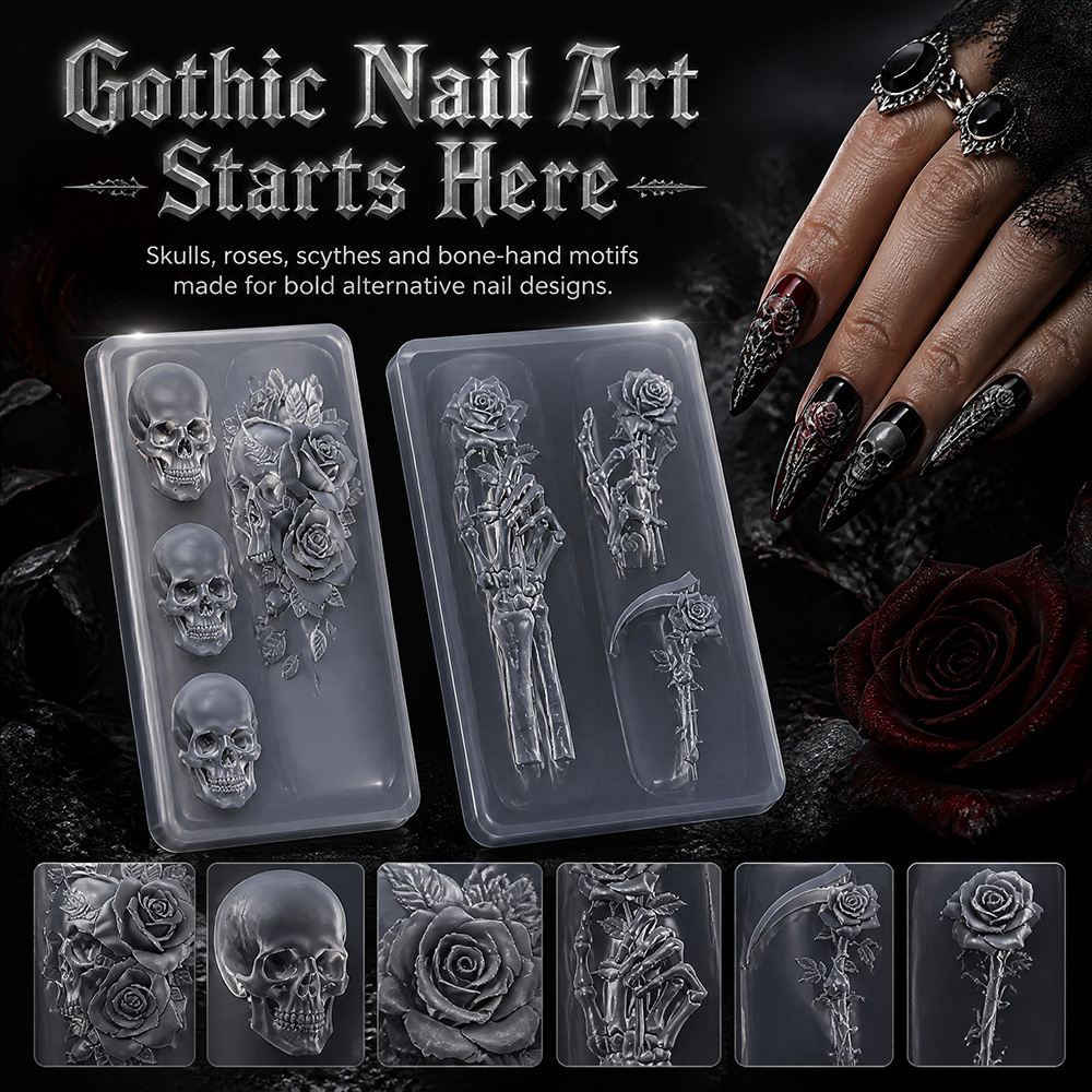 Juego de 2 moldes de silicona  - Resin Art Templates Free reseña y precio
