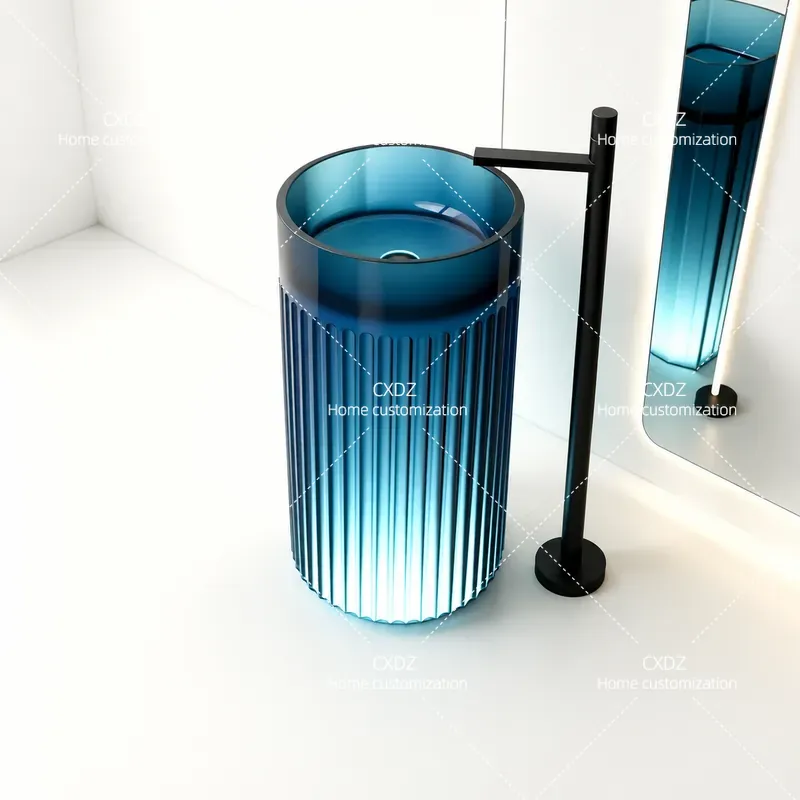 Lavabo de Baño Integrado de Pi - Resin Art In Floor reseña y precio