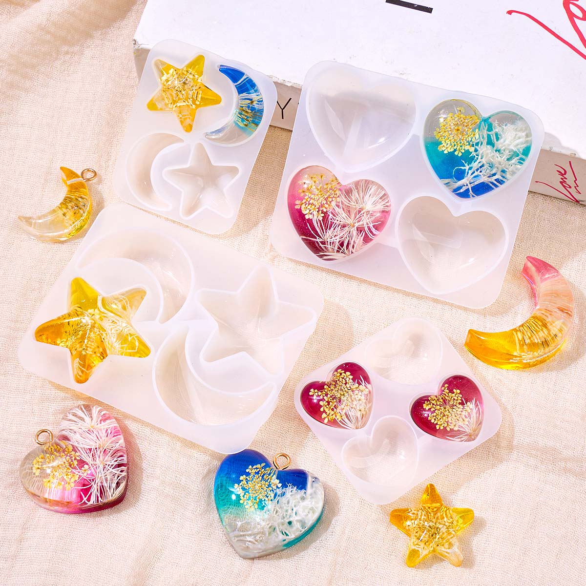 Molde de silicona con forma de - Resin Art Jewellery reseña y precio
