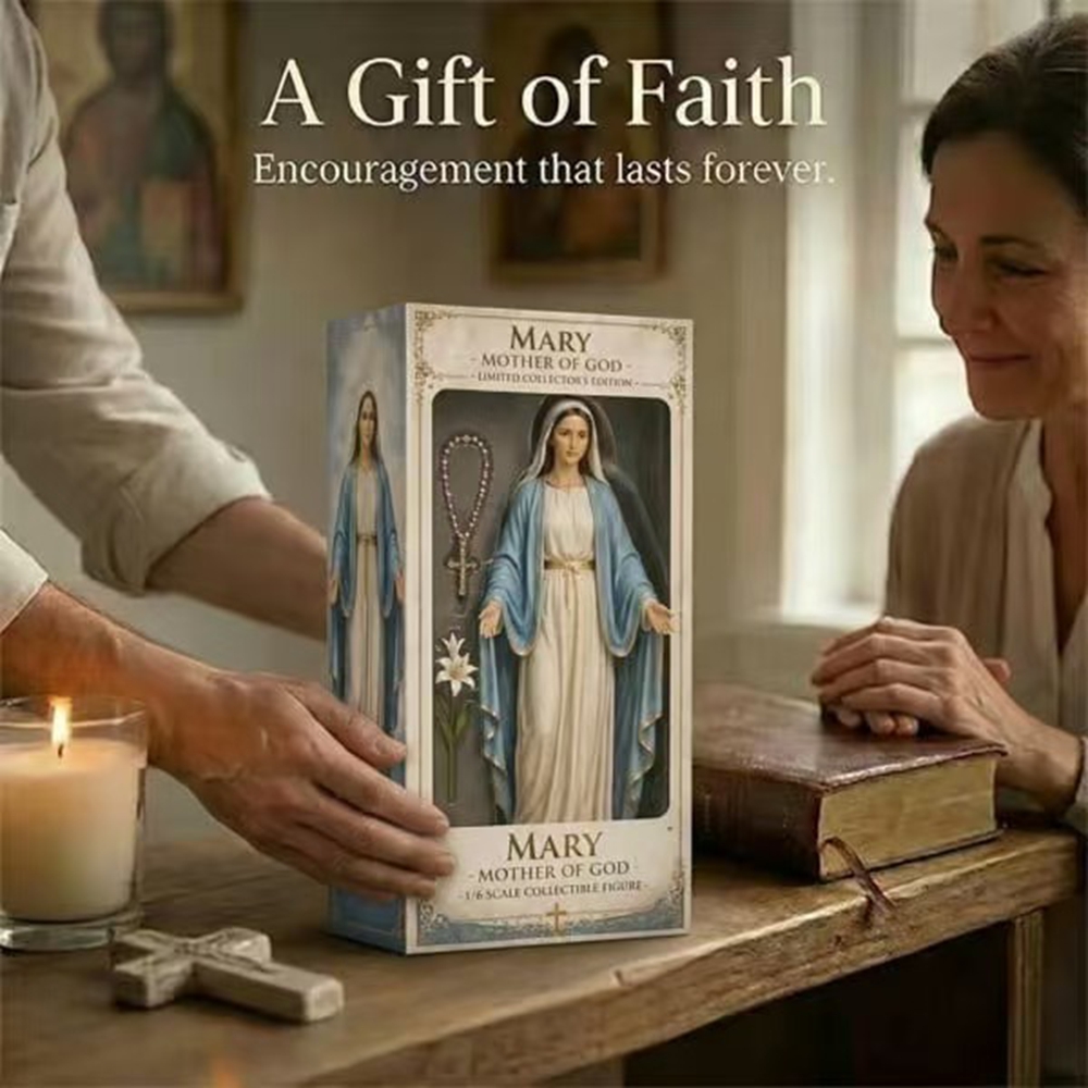 Figura decorativa de la Virgen - Resin Art Mary reseña y precio