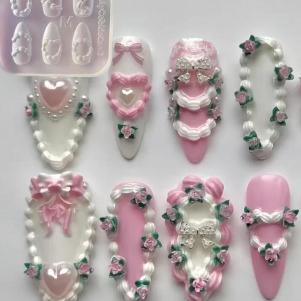 Molde de silicona para decorac - Resin Art Templates Free reseña y precio