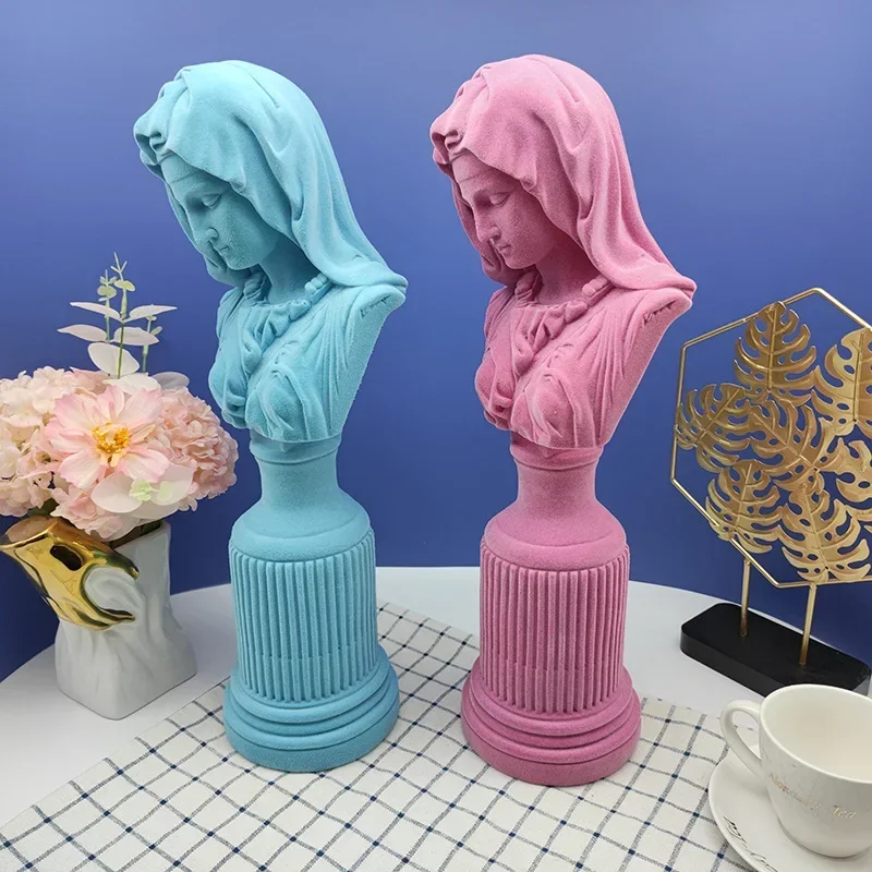 Escultura de Resina de la Virg - Resin Art Mary reseña y precio