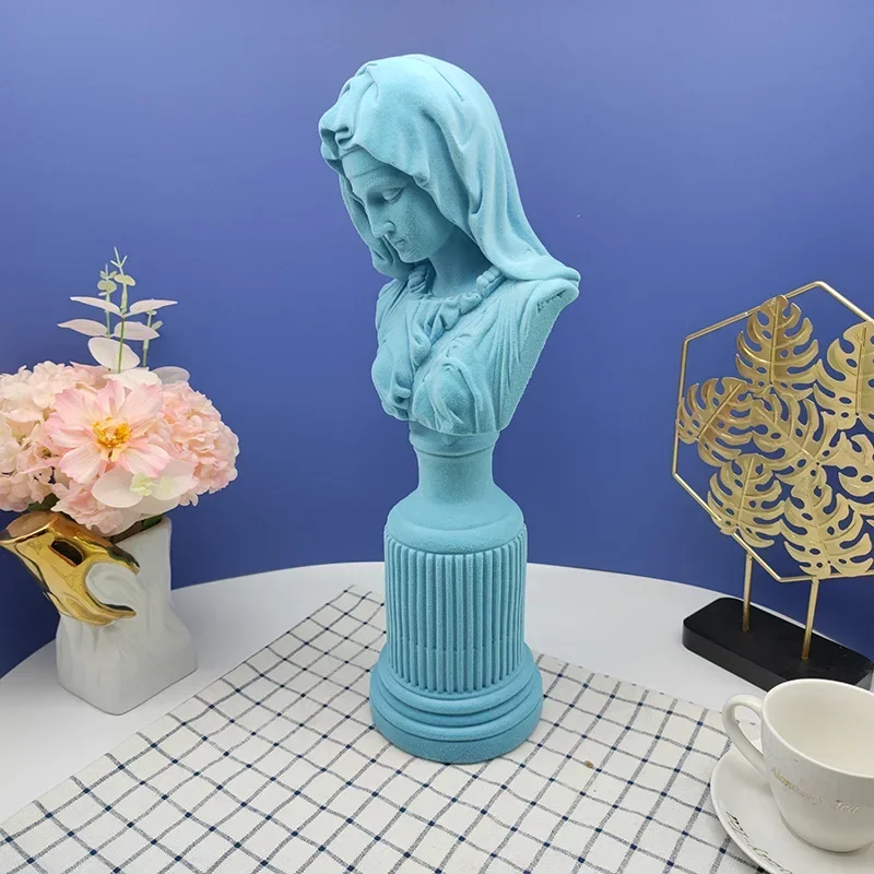 Escultura de Resina de la Virg - Resin Art Mary reseña y precio