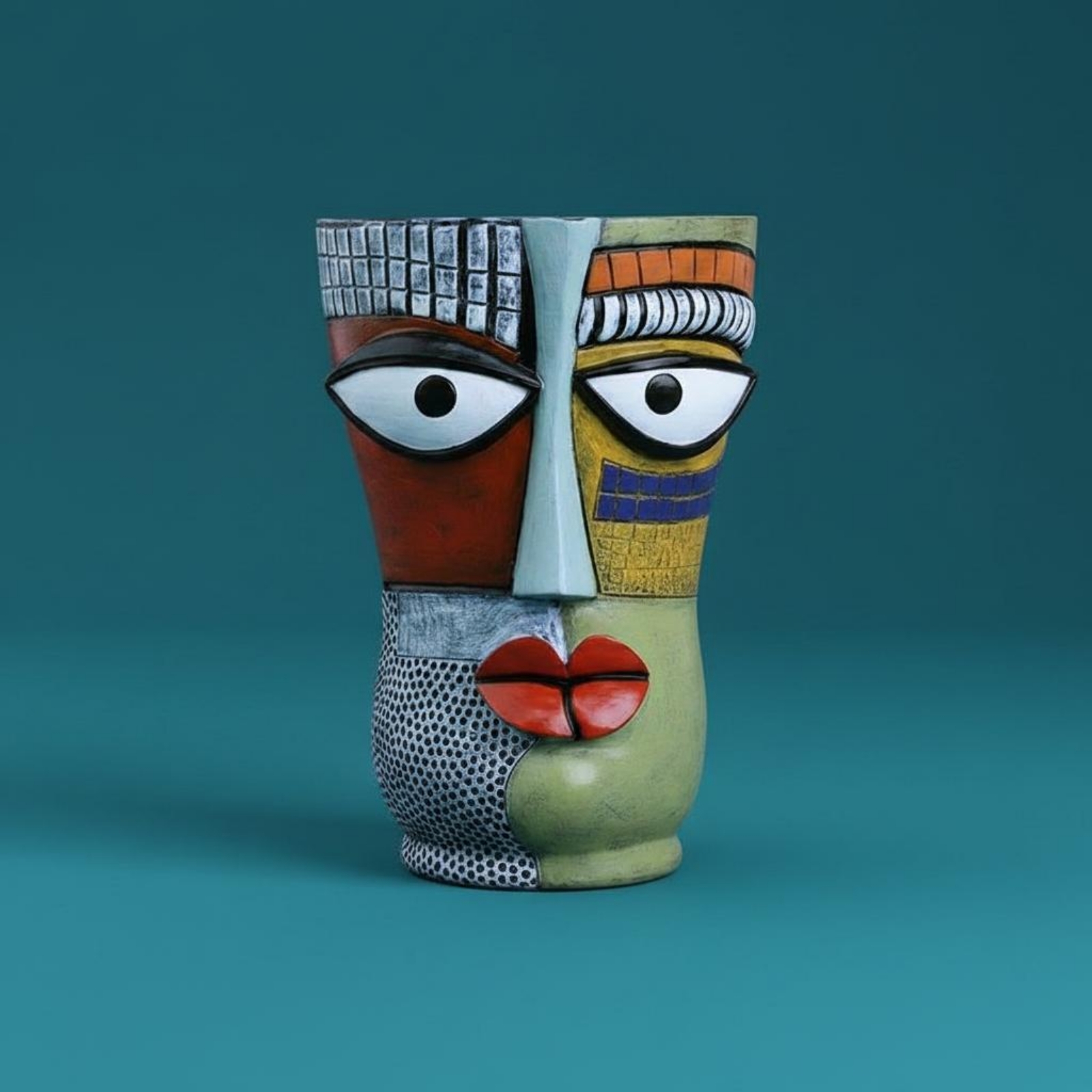 Maceta con Forma de Rostro Abs - Resin Art Ideas reseña y precio