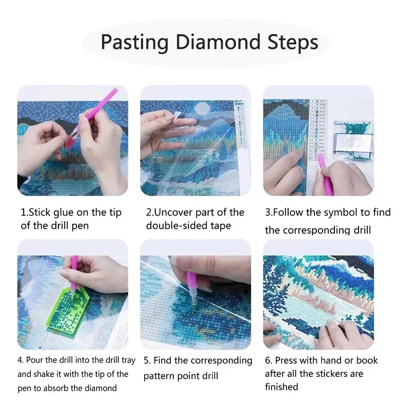 Pintura de diamante 5D de la V - Resin Art Mary reseña y precio