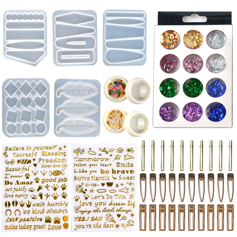 Clip de pelo de resina epoxi D - Resin Art Jewellery reseña y precio