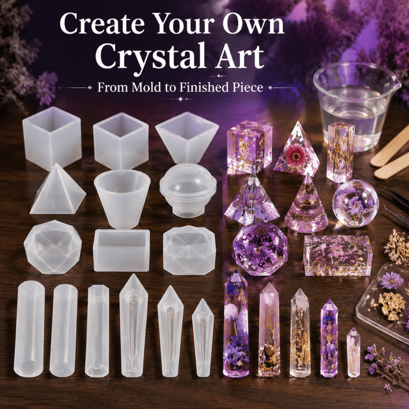 Juego de 15 moldes de silicona - Resin Art Jewellery reseña y precio