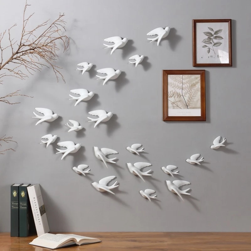 Pájaros de cerámica creativos  - Background Resin Art reseña y precio