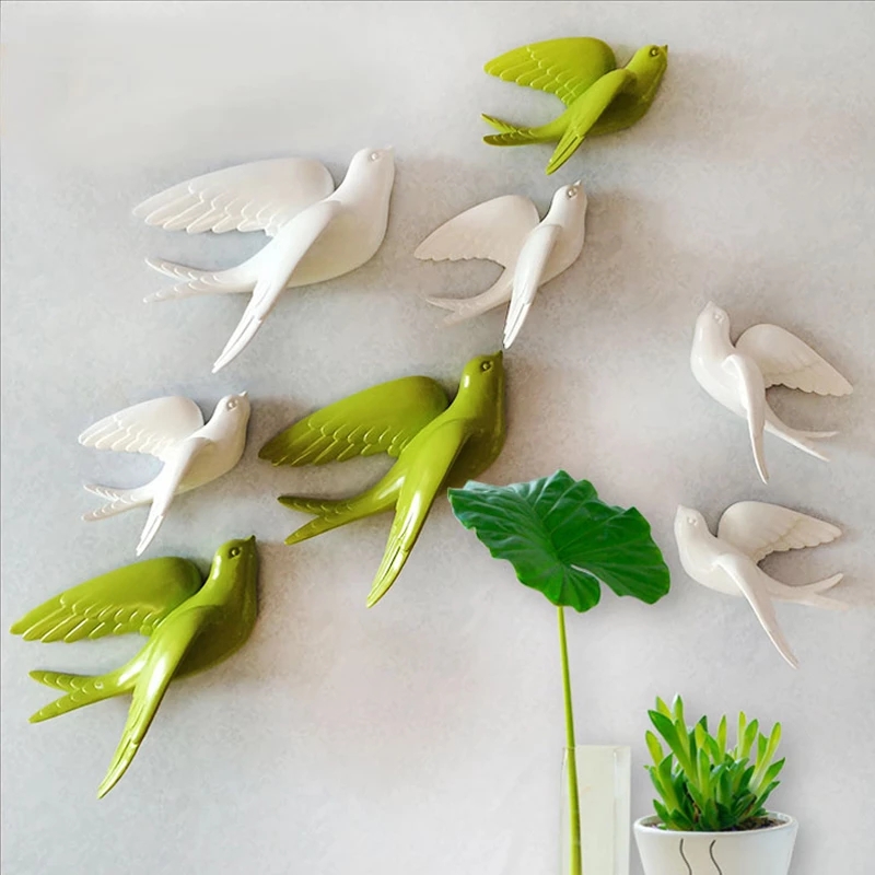 Pájaros de cerámica creativos  - Background Resin Art reseña y precio