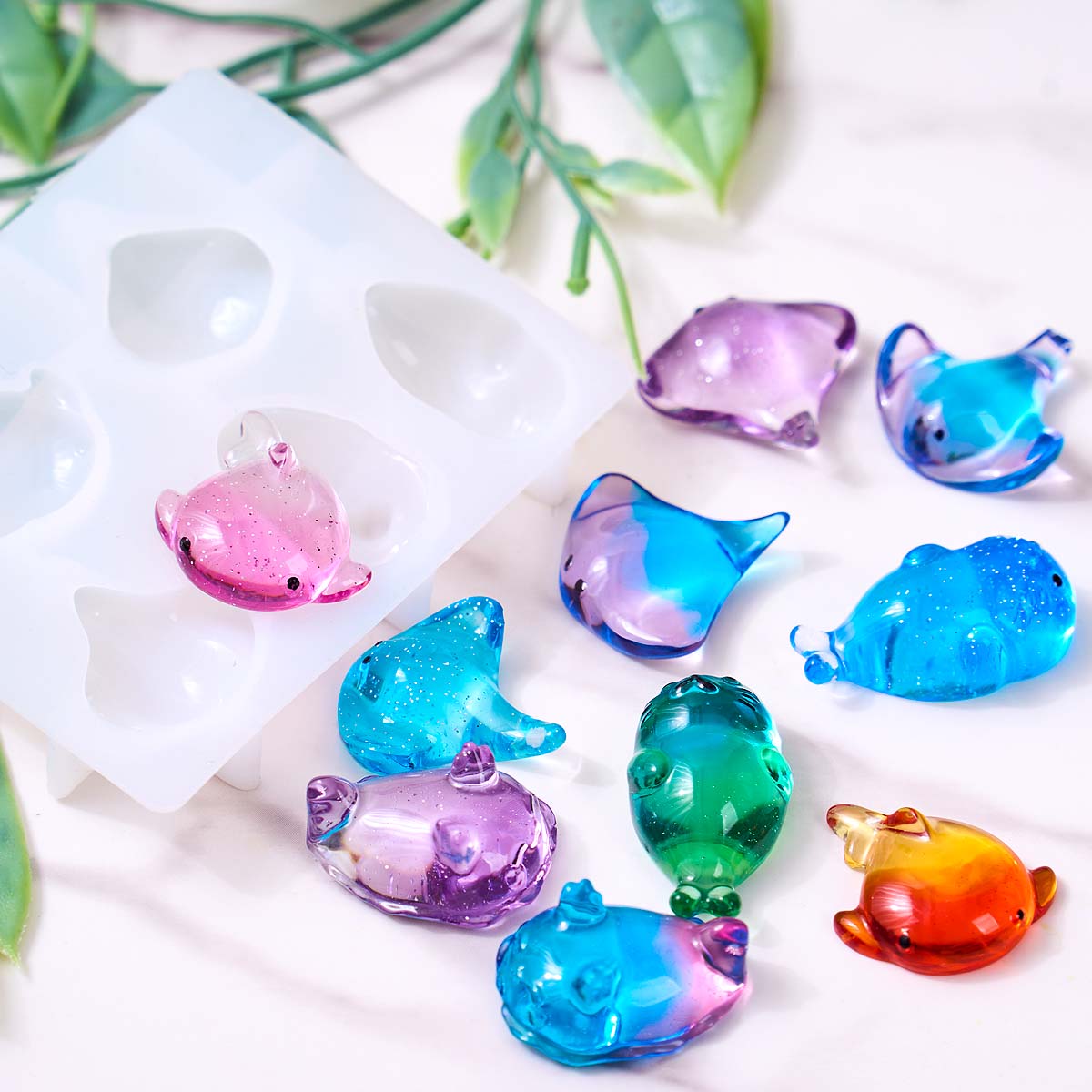 Molde de silicona 3D de rayo m - Resin Art Mould reseña y precio