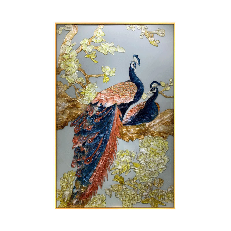 Mural de Arte Moderno de Metal - Background Resin Art reseña y precio