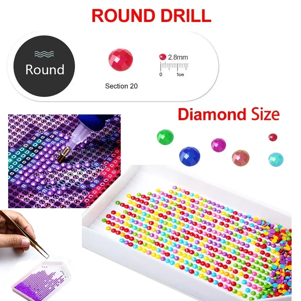 1 pieza de pintura de diamante - Resin Art Mary reseña y precio