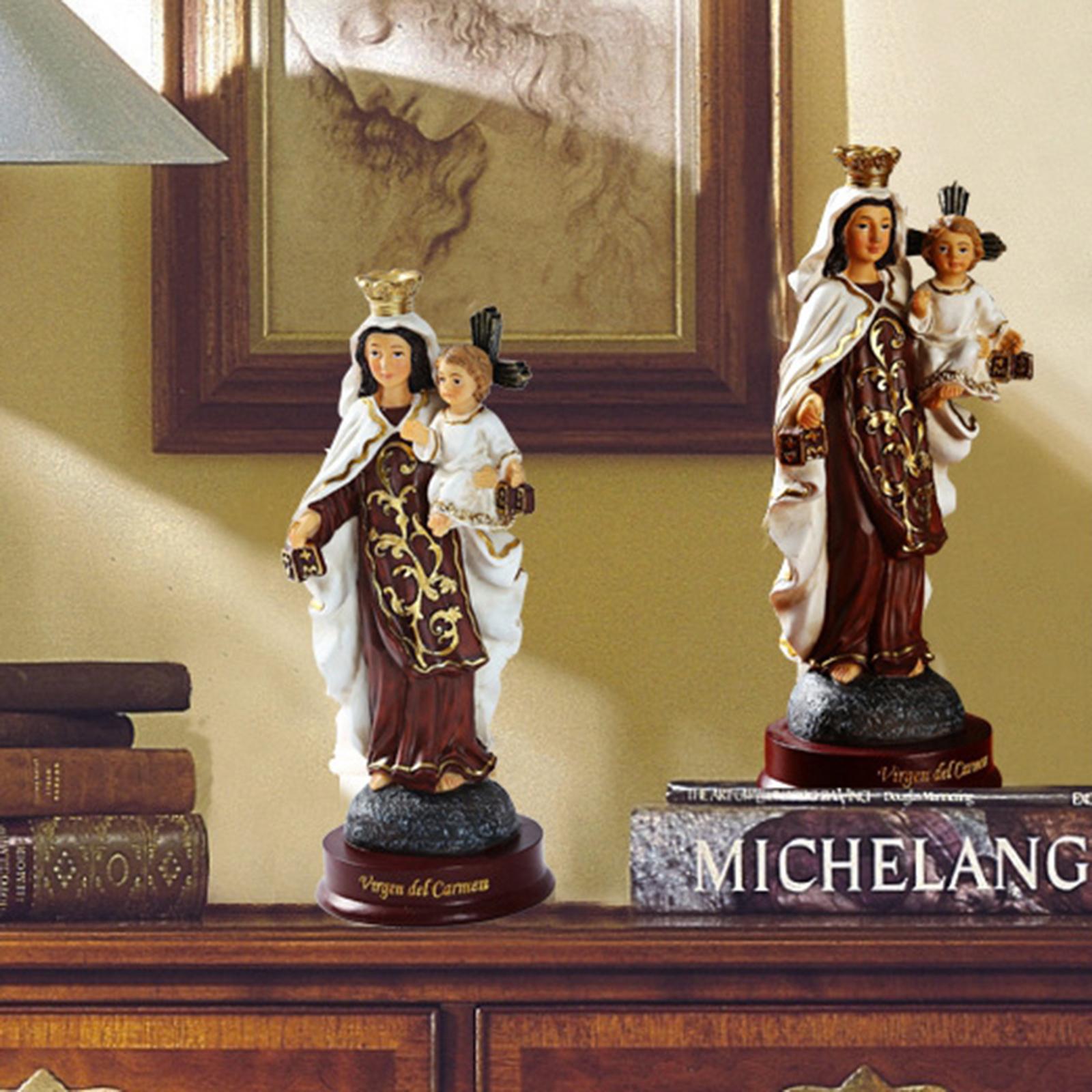 Figura Religiosa de Resina, Es - Resin Art Mary reseña y precio