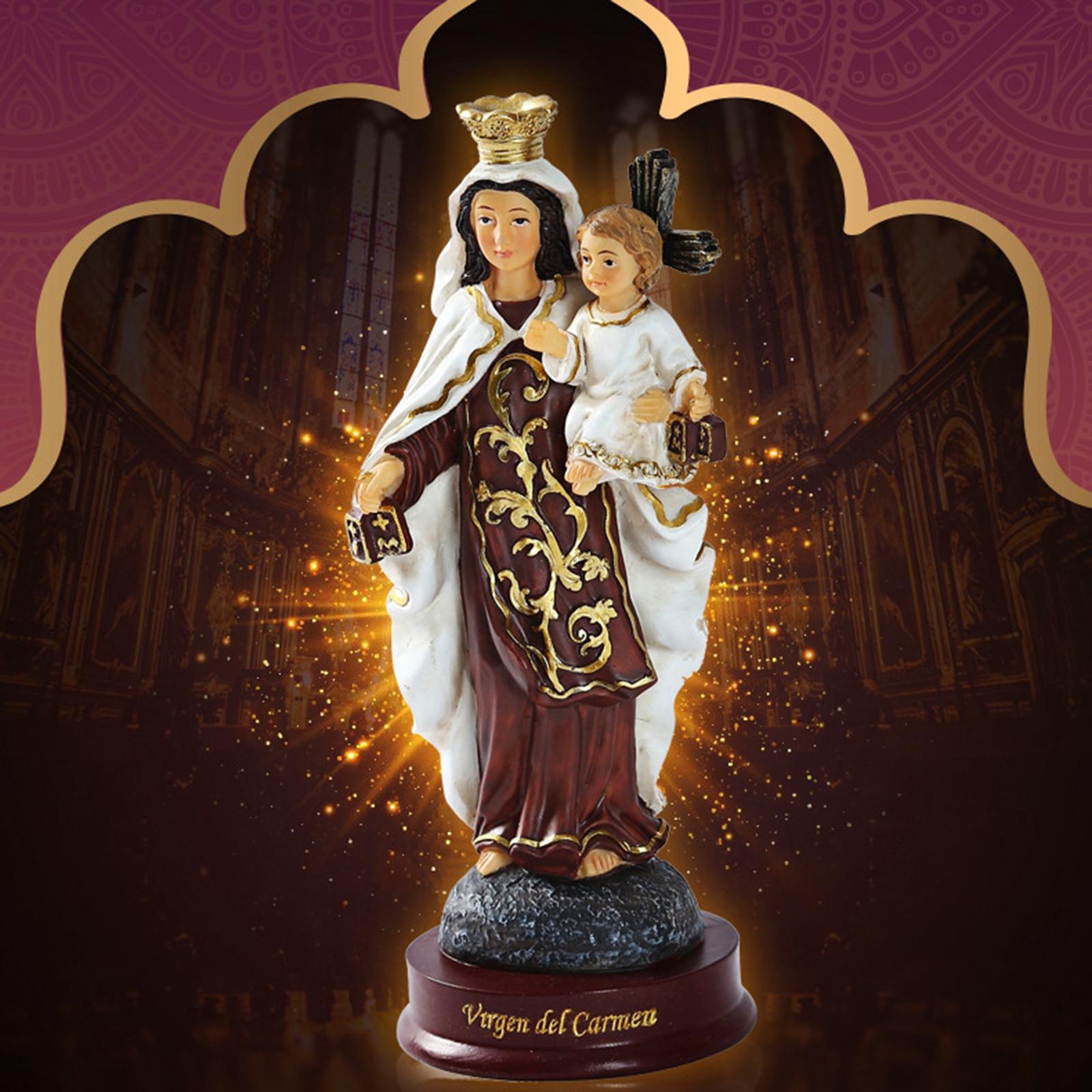 Figura Religiosa de Resina, Es - Resin Art Mary reseña y precio