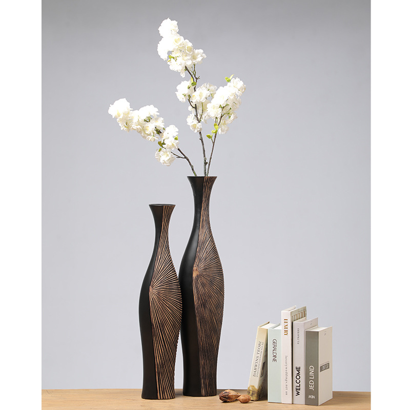 Jarrón Alto de Resina Estilo R - Resin Art In Floor reseña y precio