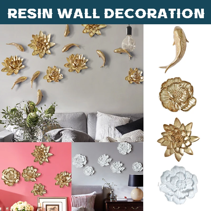 Elegante Adorno de Pared 3D de - Background Resin Art reseña y precio