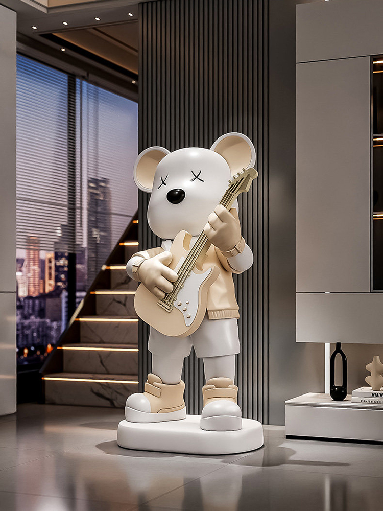 Estatua de oso de amor de guit - Resin Art In Floor reseña y precio