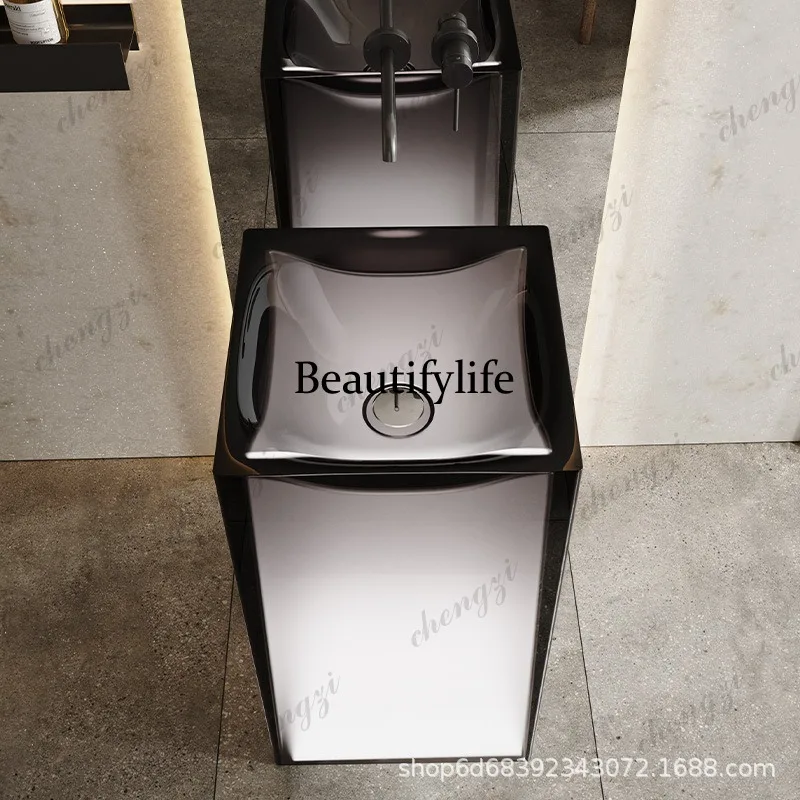 Lavabo de columna de resina tr - Resin Art In Floor reseña y precio