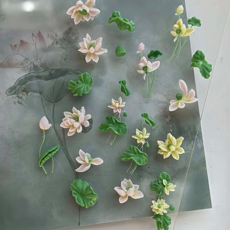 Serie de flores, molde para uñ - Resin Art Templates Free reseña y precio