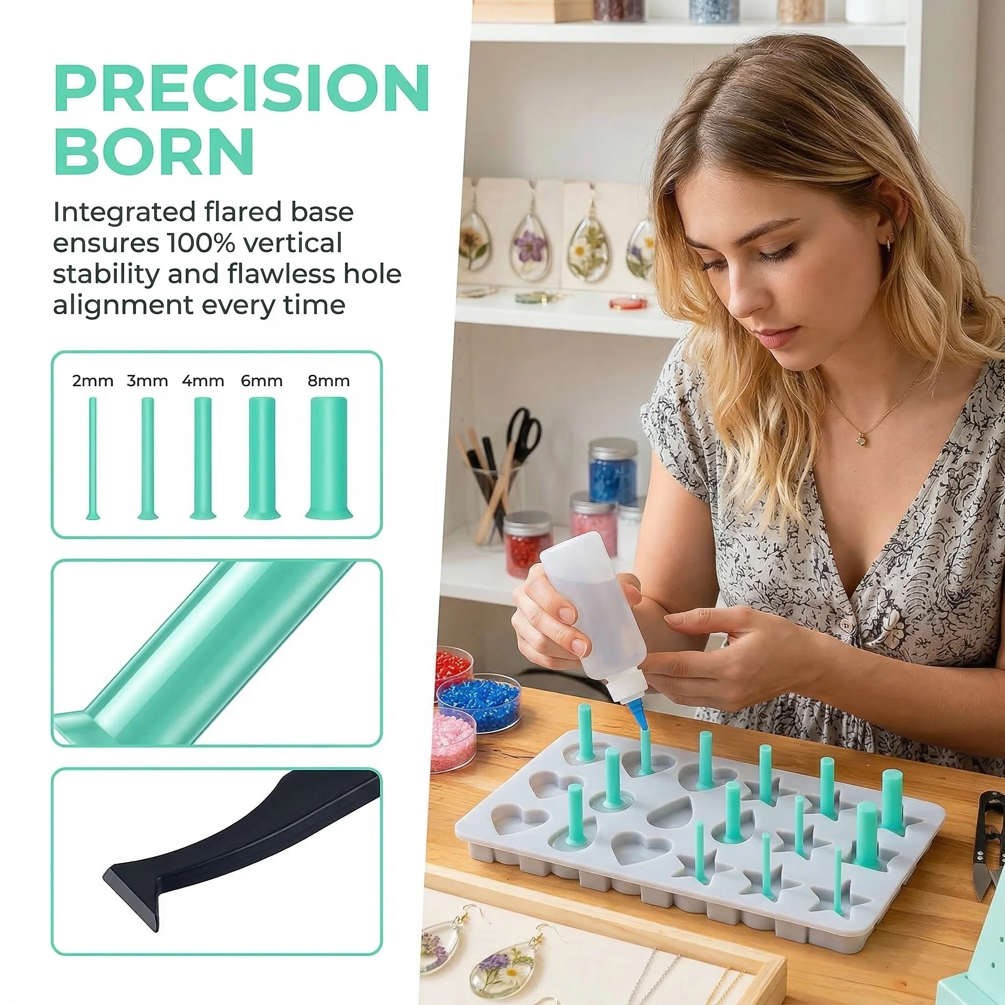 Kit de 35 piezas de perforador - Resin Art Jewellery reseña y precio