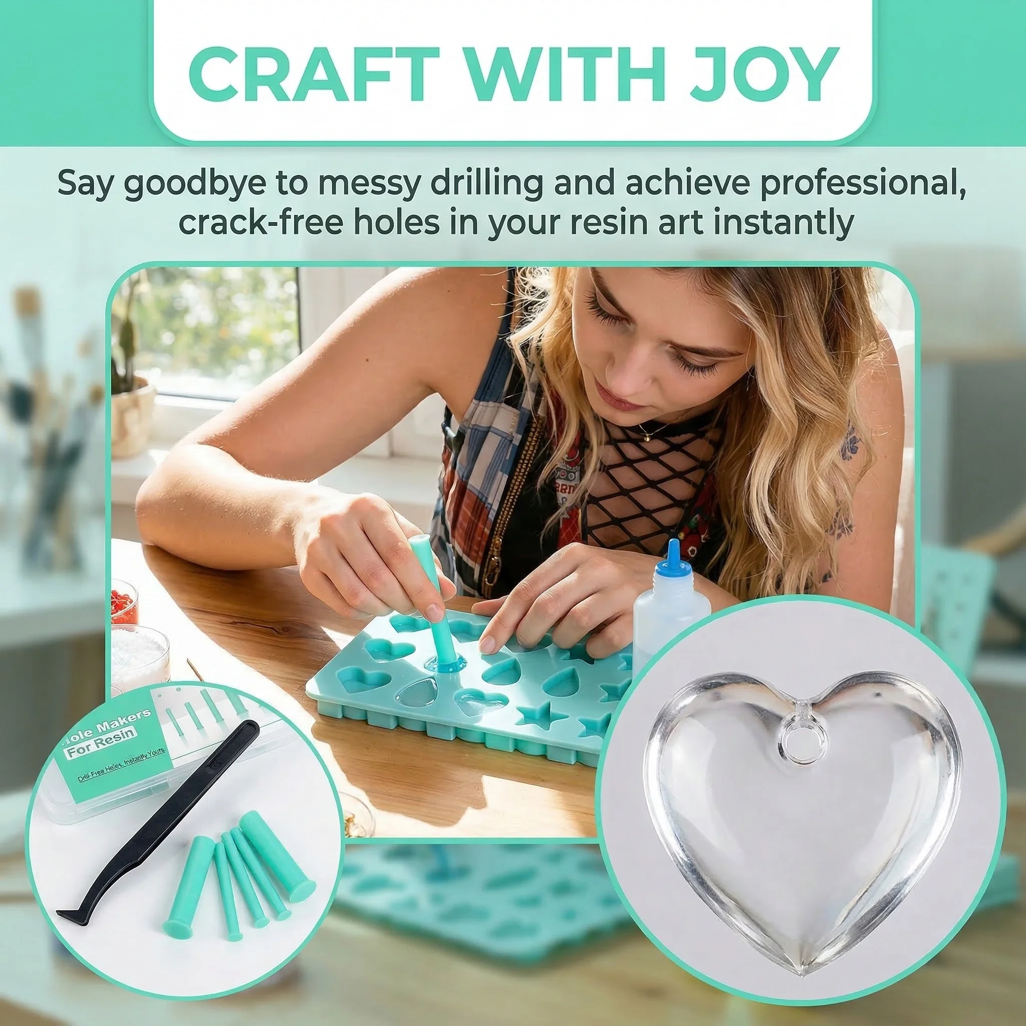 Kit de 35 piezas de perforador - Resin Art Jewellery reseña y precio