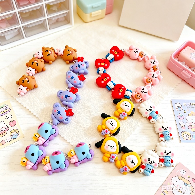 10 piezas de dijes de resina K - Resin Art Jewellery reseña y precio