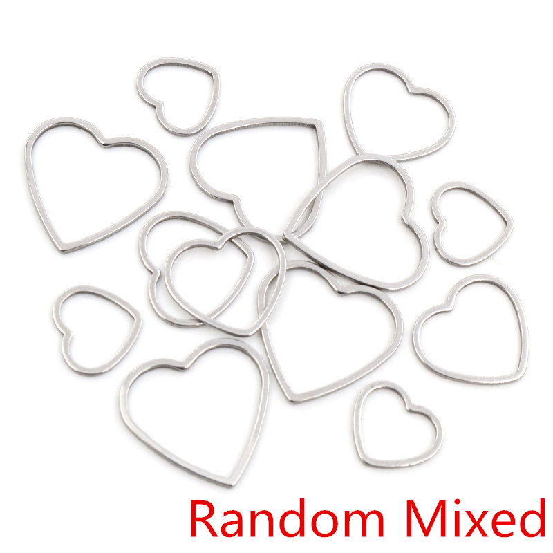 20 piezas corazón encanto oro  - Bezels Pendant Resin reseña y precio